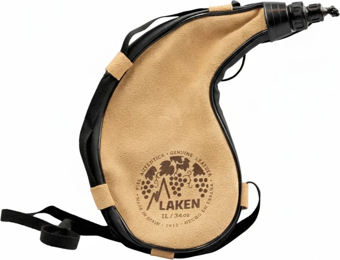 Bota de Vino Piel Laken 1l Curva — foto principal