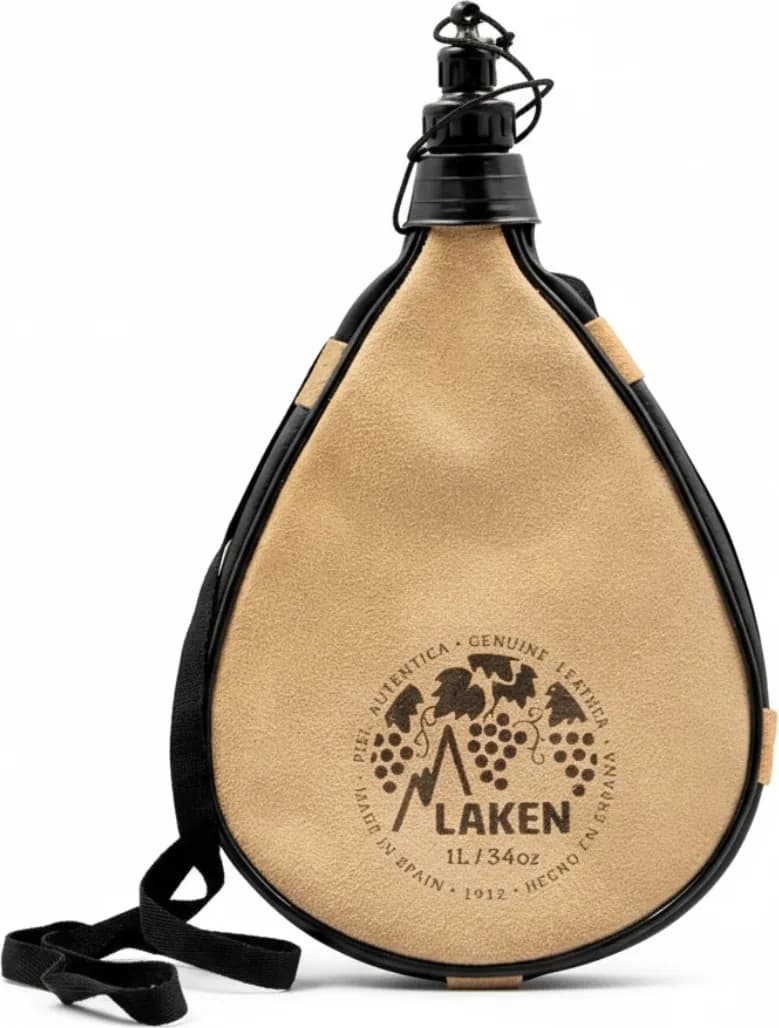 Bota de Vino Piel Laken 500ml Recta — foto principal