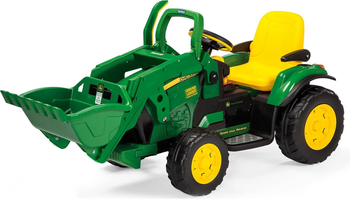 Tractor Electrico Excavadora John Deere Cargador Ground Loader 12v — foto principal