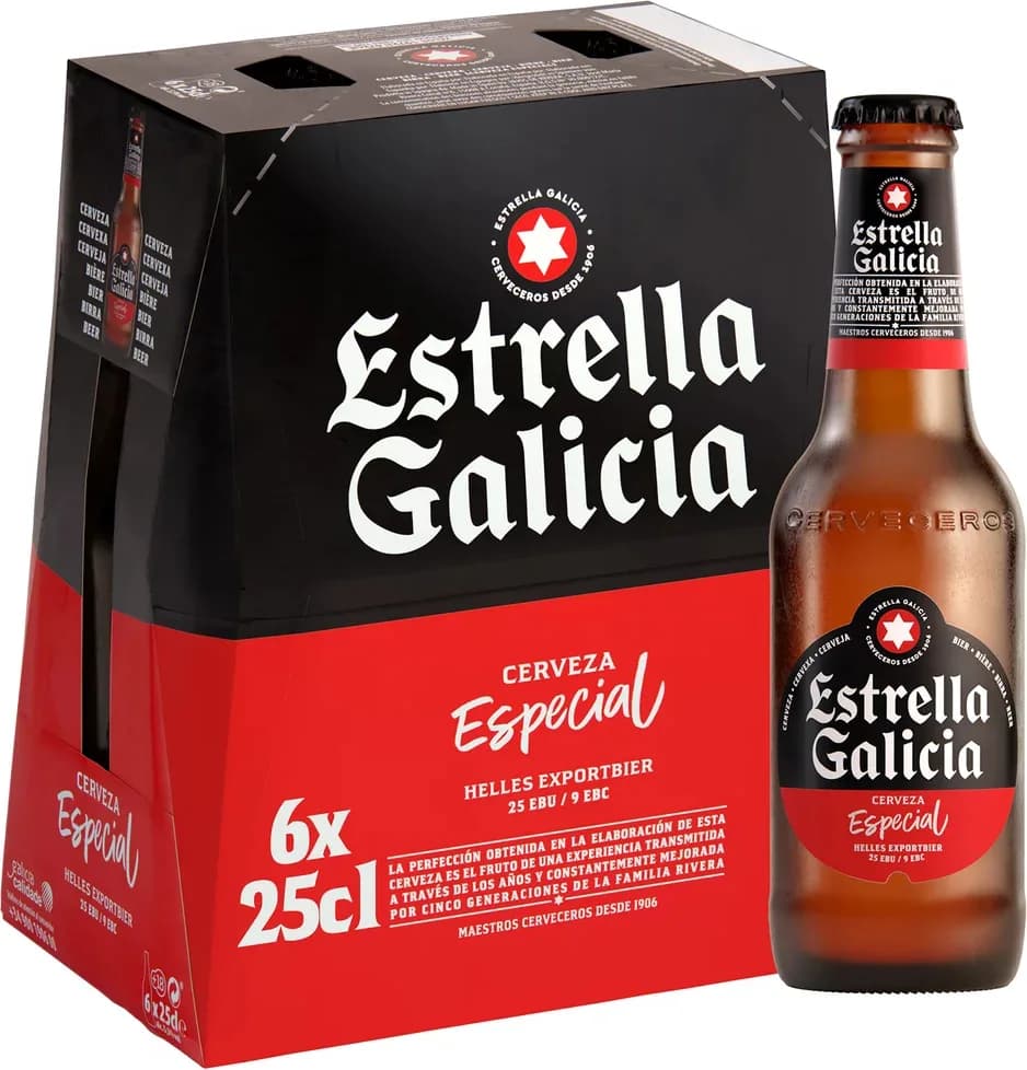 Estrella Galicia Botella 25 Cl Pack 6 unidades — foto principal