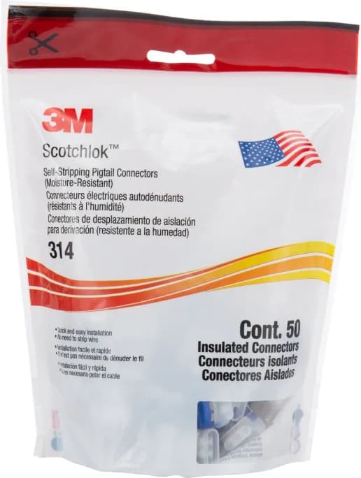 3m Conector Antihumedad 50 unidades 314 (600v) — foto principal