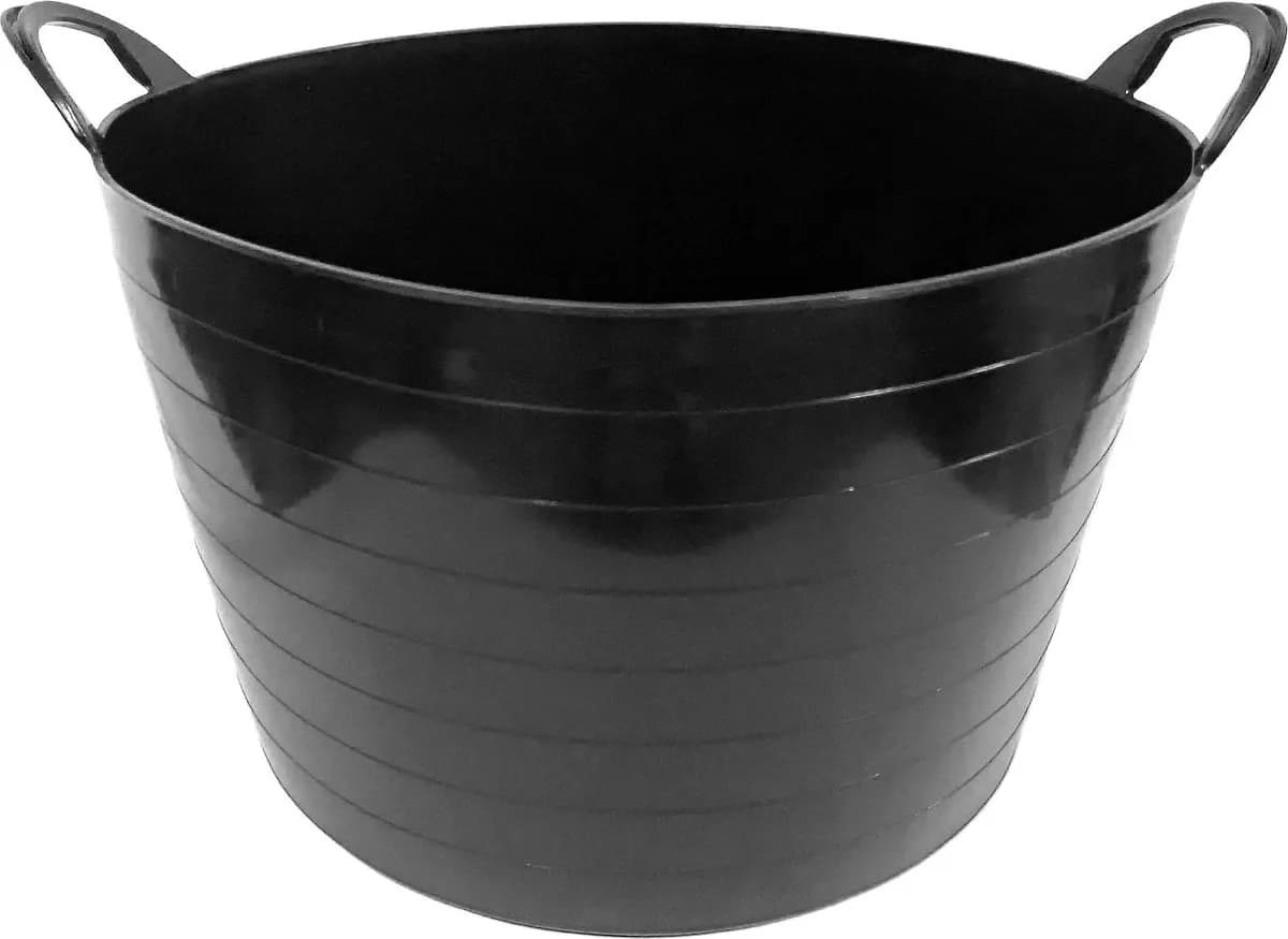Cesto Vendimia / Capazo Plastico 65l Negro — foto principal