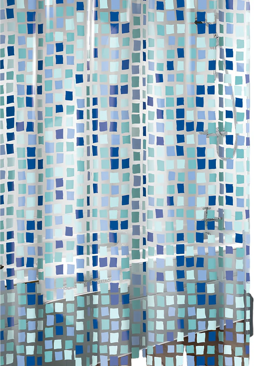 Cortina Baño Concept Azul — foto principal