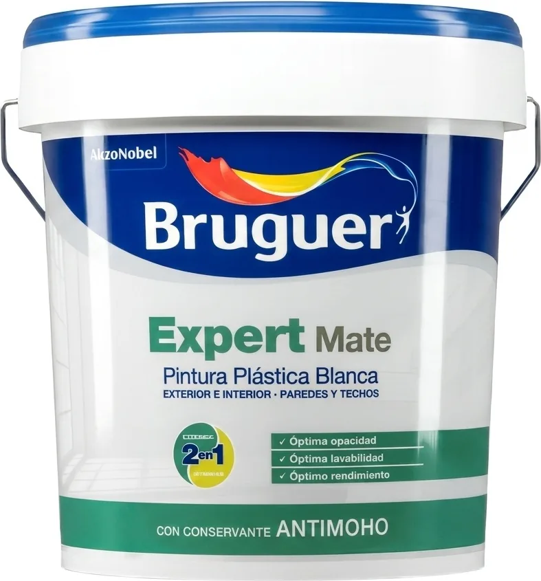 Pintura Plastica Mate Blanca Expert Bruguer 750ml — foto principal
