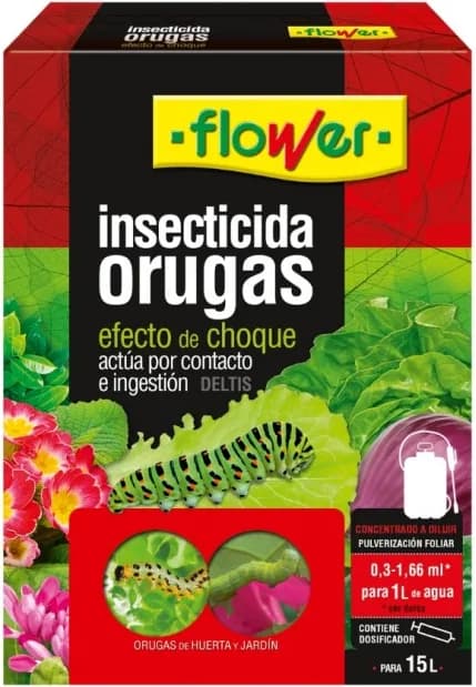 Insecticida Antiorugas 50ml Flower — foto principal
