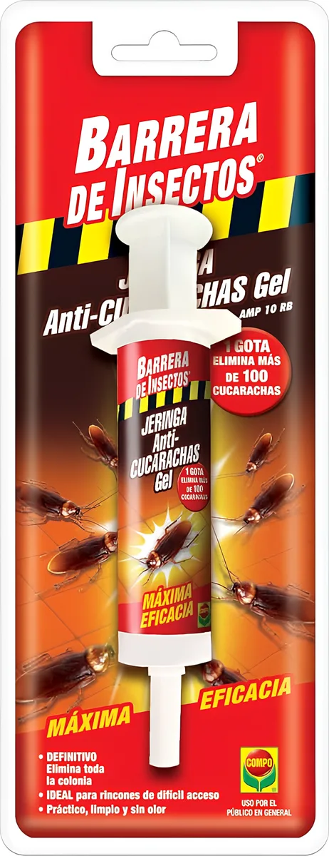 Barrera de Insectos Jeringa Anti-Cucarachas Gel 10 gr — foto principal