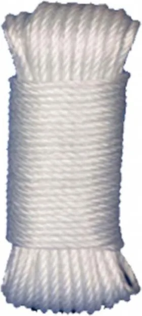 Cuerda Polietileno / Cordón Revestido Pvc 5mm 15 metros Blanco — foto principal