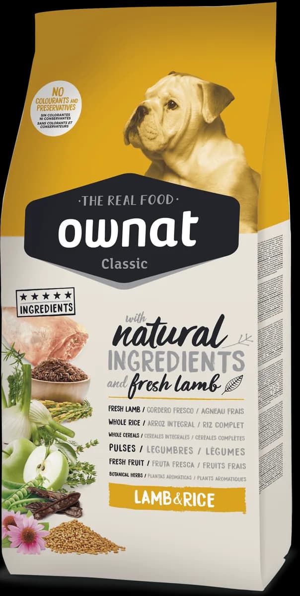 Pienso Perros Ownat Classic Cordero y Arroz 4 kg — foto principal
