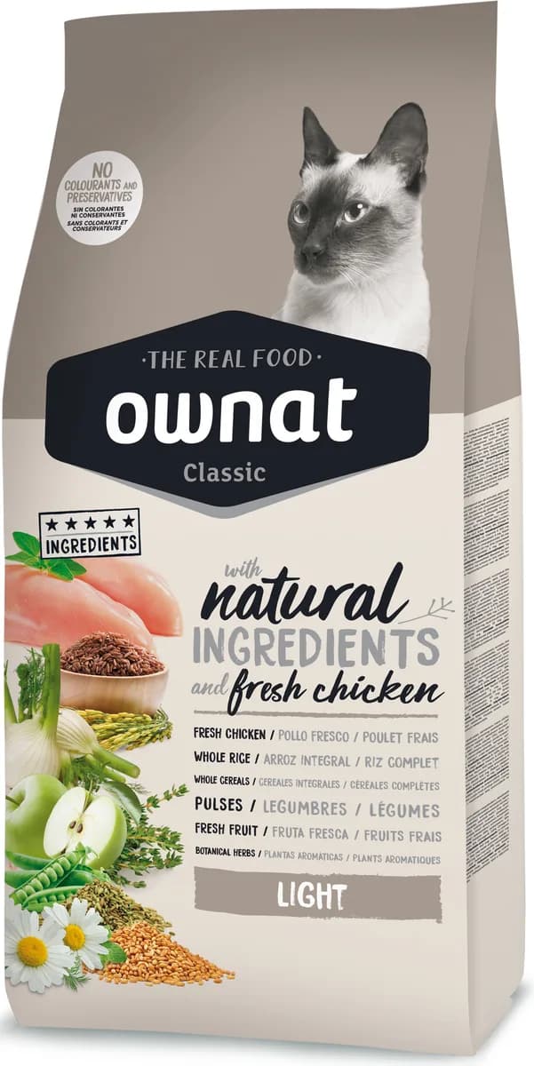 Pienso Gatos Ownat Classic Light 4 kg — foto principal