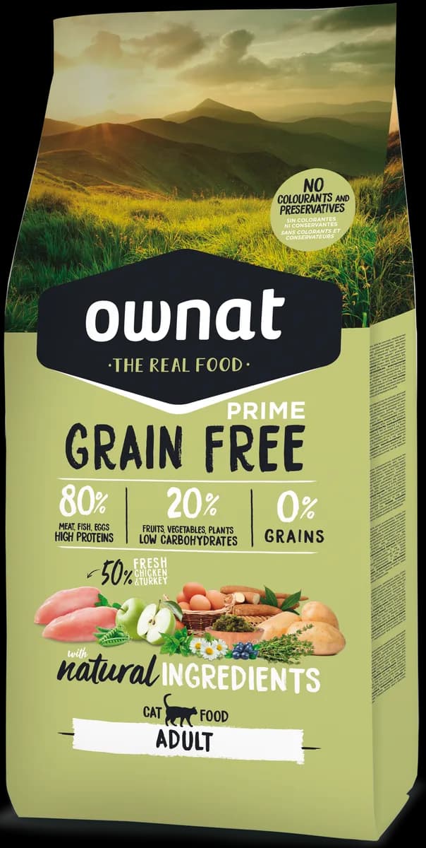 Pienso Gatos Ownat Prime Grain Free Adult Pollo 3 kg — foto principal