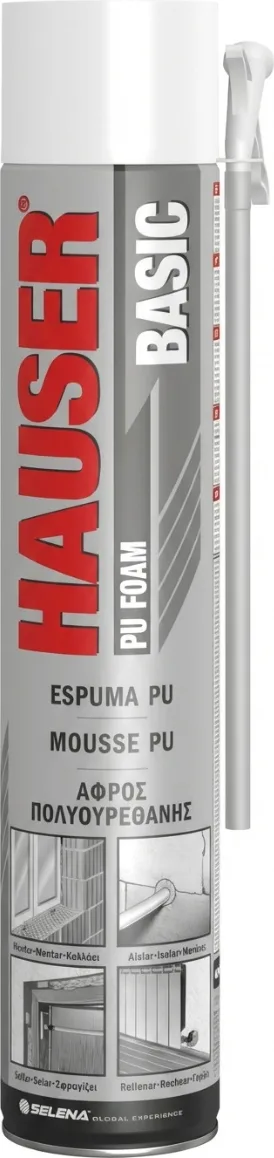 Espuma Poliuretano Basic Hauser 670 ml Canula — foto principal