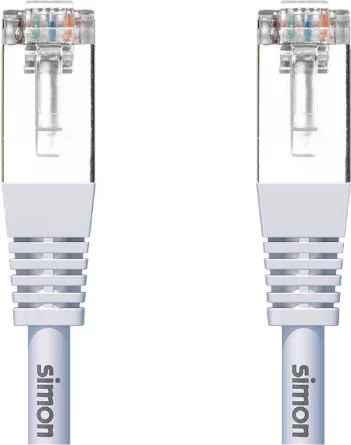 Cable Ethernet Rj45 Cat6 3 metros Blanco Simon — foto principal