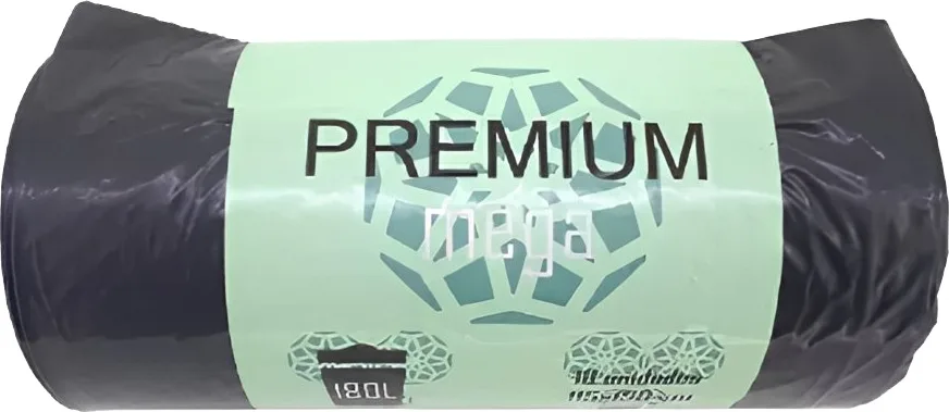 Bolsa Basura Negra Hosteleria Premium Mega 115x150 180 litros — foto principal