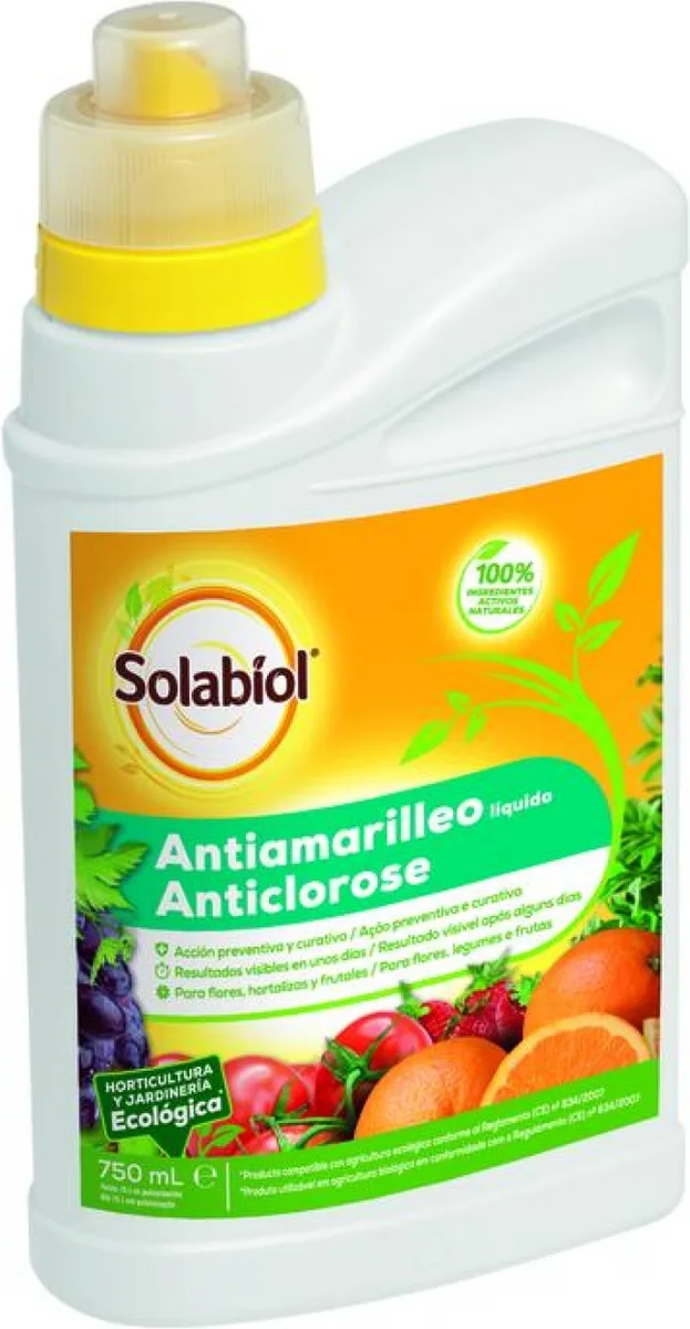 Antiamarilleo Natural Líquido 750 ml Solabiol Anticlorosis — foto principal