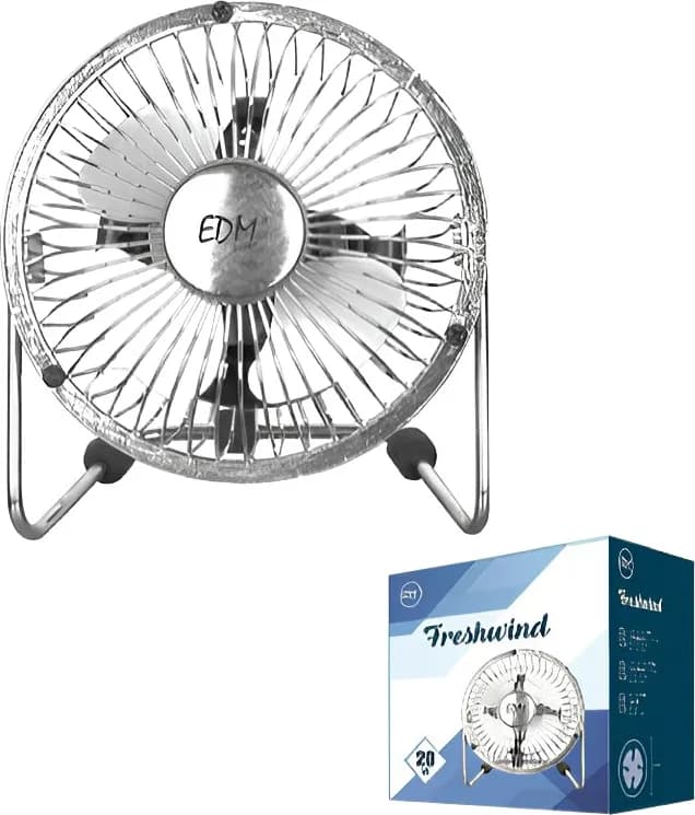 Mini Ventilador Industrial de Sobremesa Aspas — foto principal