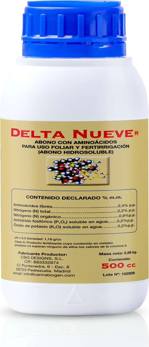 Fertilizante Delta 9 500 ml — foto principal