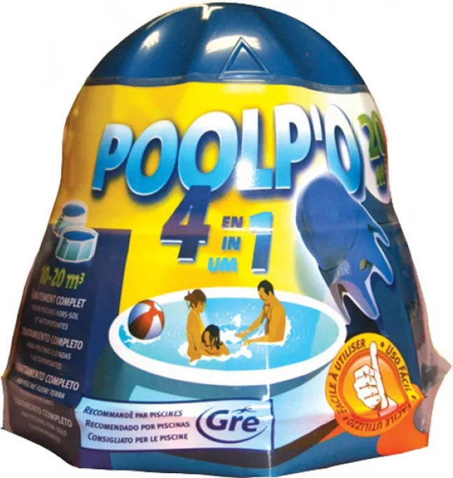 Poolpo para Piscinas 1-10 M3 250 G Tratamiento Todo en Uno — foto principal