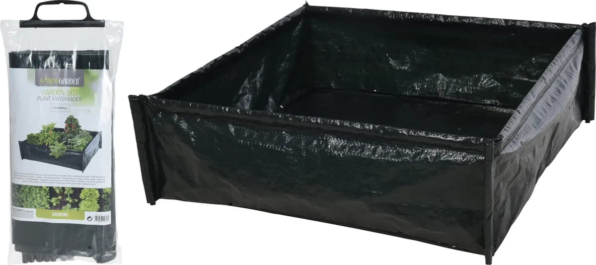 Mesa Cultivo Semillero Cuadrado 75x75x25 Negro — foto principal