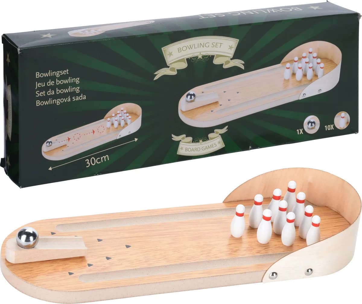 Set Bolera Mini Madera Juguete — foto principal