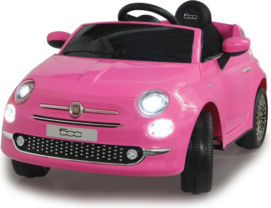 Coche Electrico Infantil Fiat 500 Fucsia 12v — foto principal