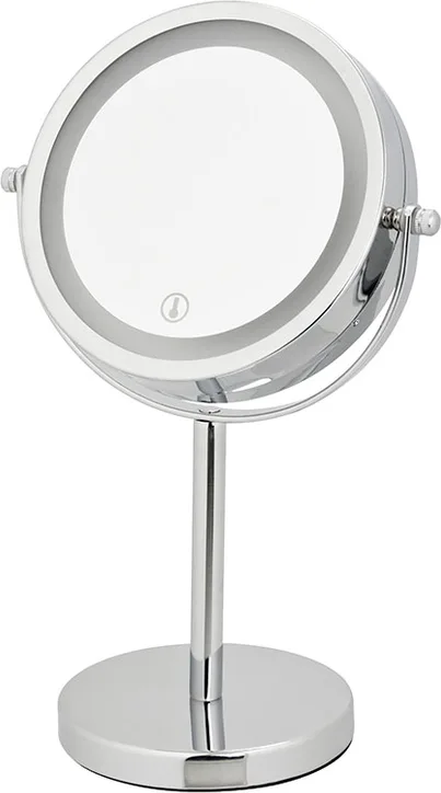 Espejo Aumento Cromado Led 16cm Habitex — foto principal