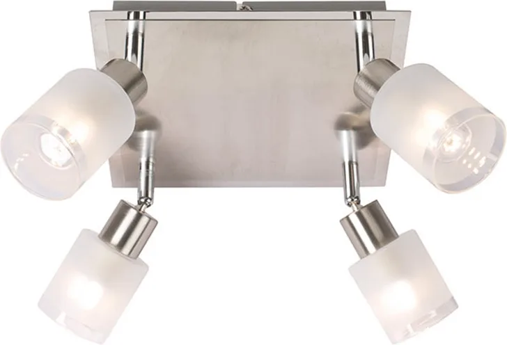 Aplique Led Praga 4x3w Cuadrado 2700k — foto principal