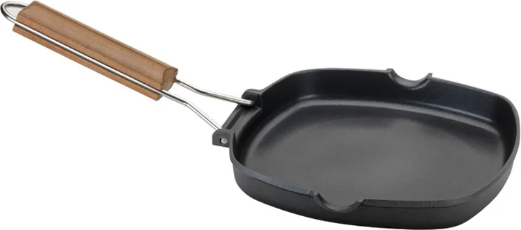 Asador Plancha Aluminio Fundido 20x20 cm — foto principal