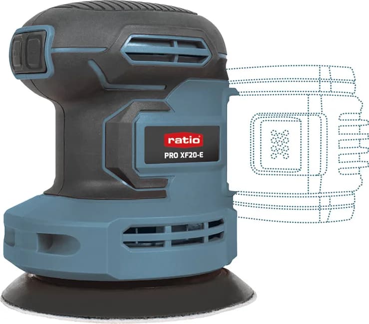Lijadora Excentrica Pro XF20-E 20V S/bateria — foto principal