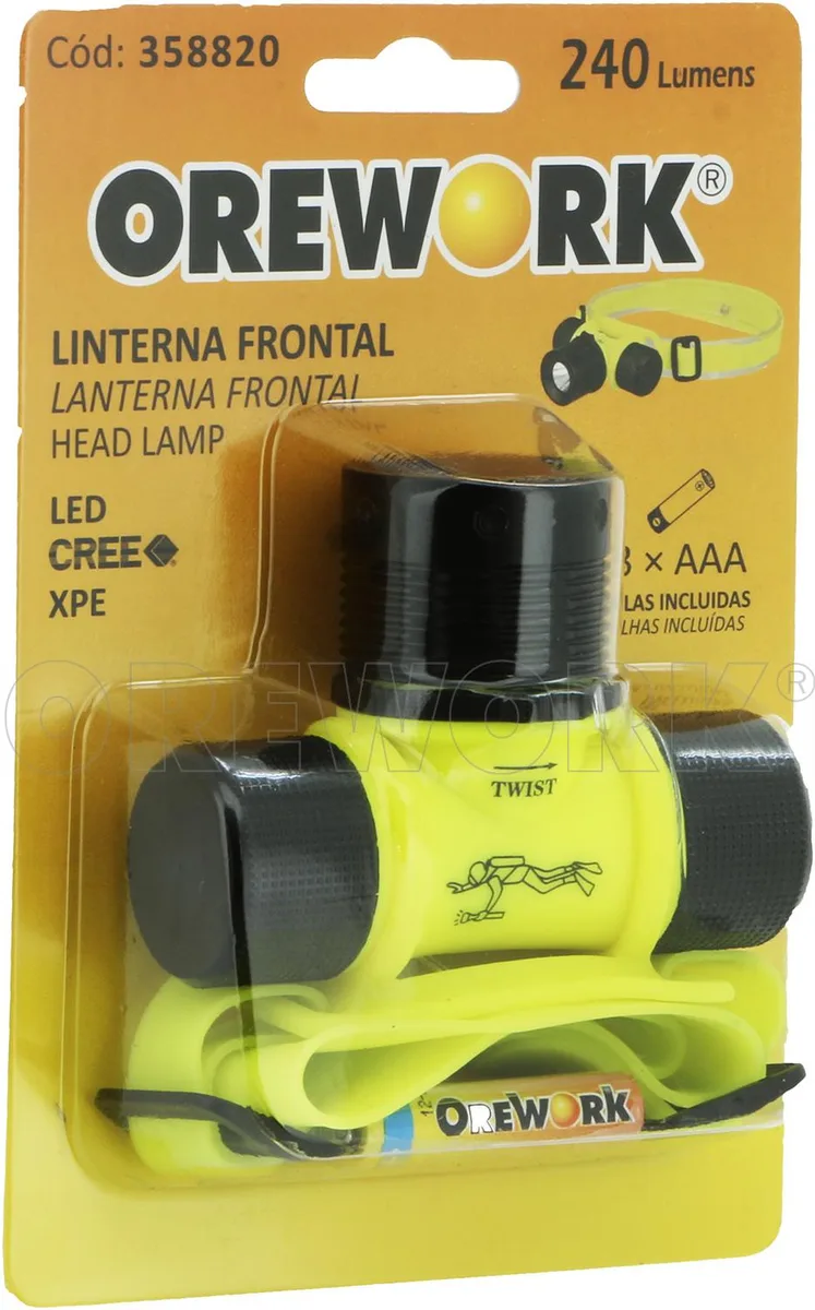 Linterna Frontal / de Cabeza Cree Xpe Led Orework — foto principal