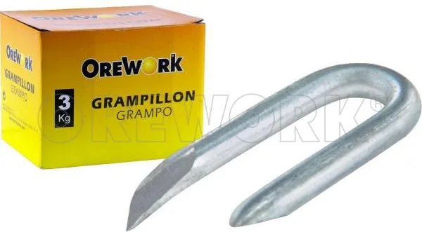 Grampillon Galvanizado 19x35 Orework Paquete 3 kg — foto principal