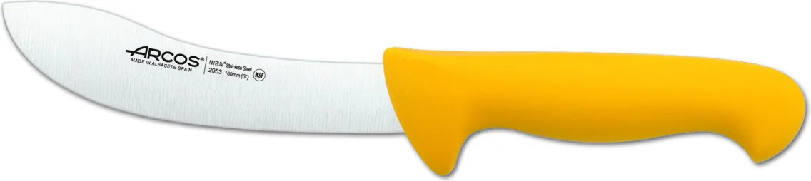 Cuchillo Despellejador Amarillo 160 mm — foto principal