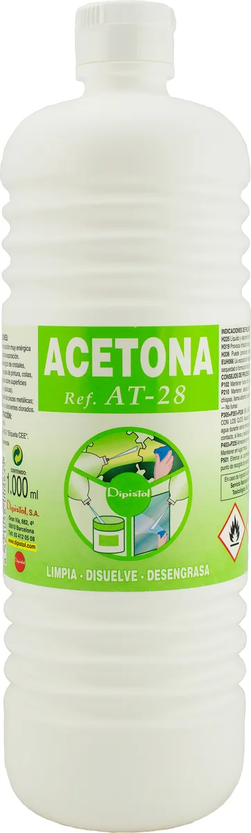 Acetona At-28 Plastico 1 Litro — foto principal