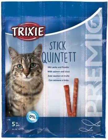 Snack Premio Quadro-Sticks Salmón-Trucha 5×5 Gr — foto principal