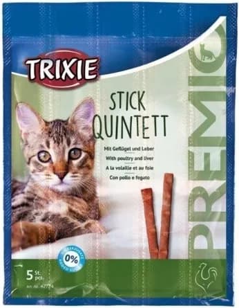 Snack Premio Quadro-Sticks Ave Corral-Hígado 5×5 Gr — foto principal