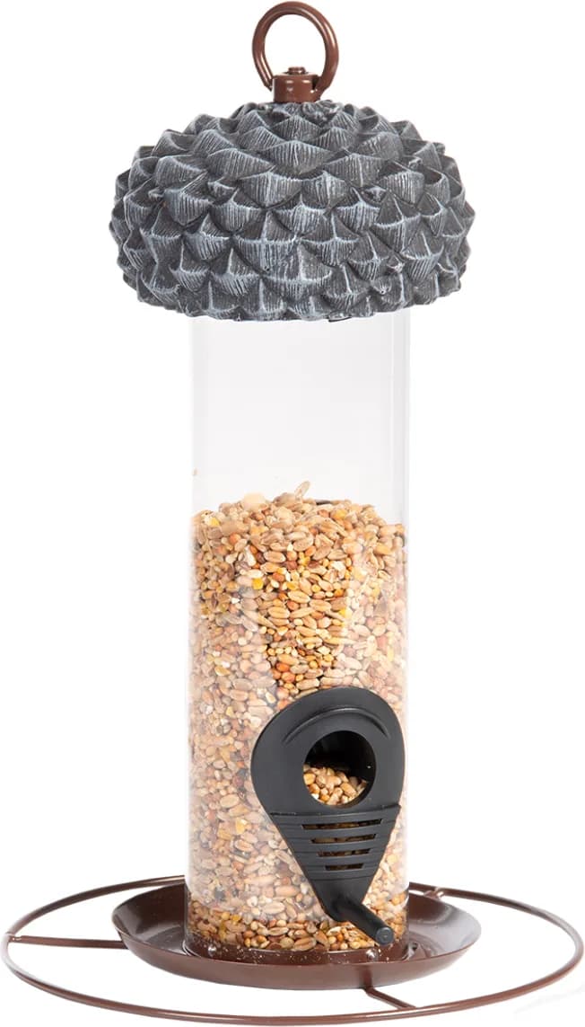 Comedero Pajaros Silo Forma Bellota — foto principal