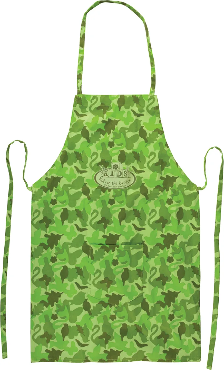 Delantal Infantil Estampado Camuflaje para el Jardin — foto principal