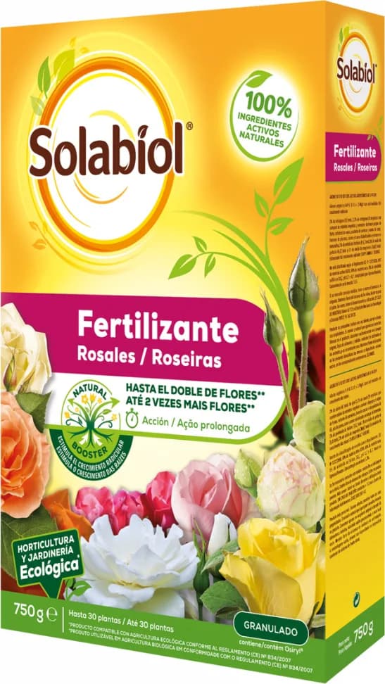Solabiol Fertilizante Granulado para Rosales 750gr — foto principal