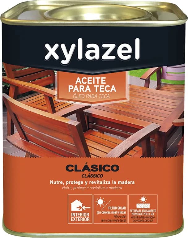 Xylazel Aceite Teca Miel 750 ml — foto principal