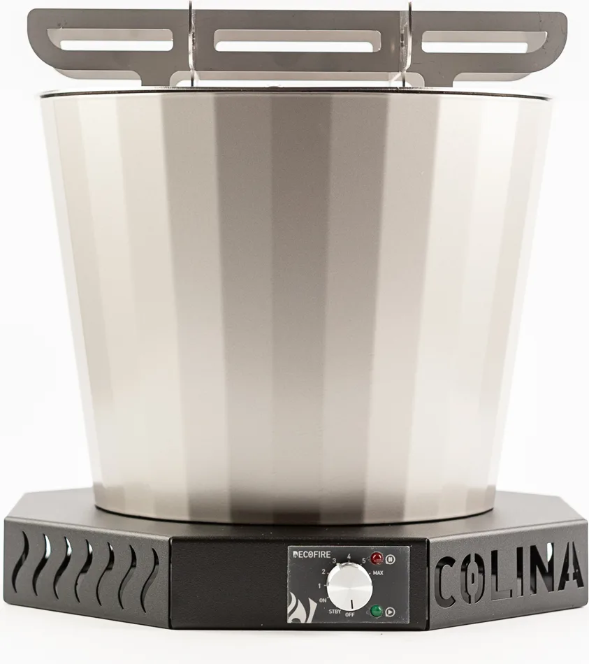Barbacoa Pellets Colina Inox Base Negra — foto principal