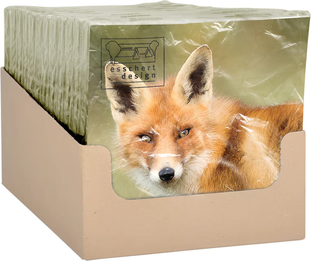 Servilletas de Papel Zorro 33x33cm — foto principal