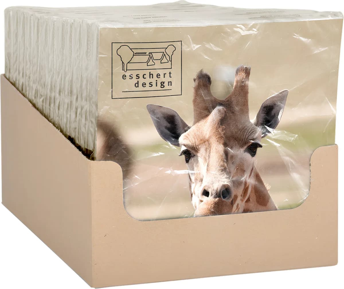 Servilletas de Papel Jirafa 33x33cm — foto principal