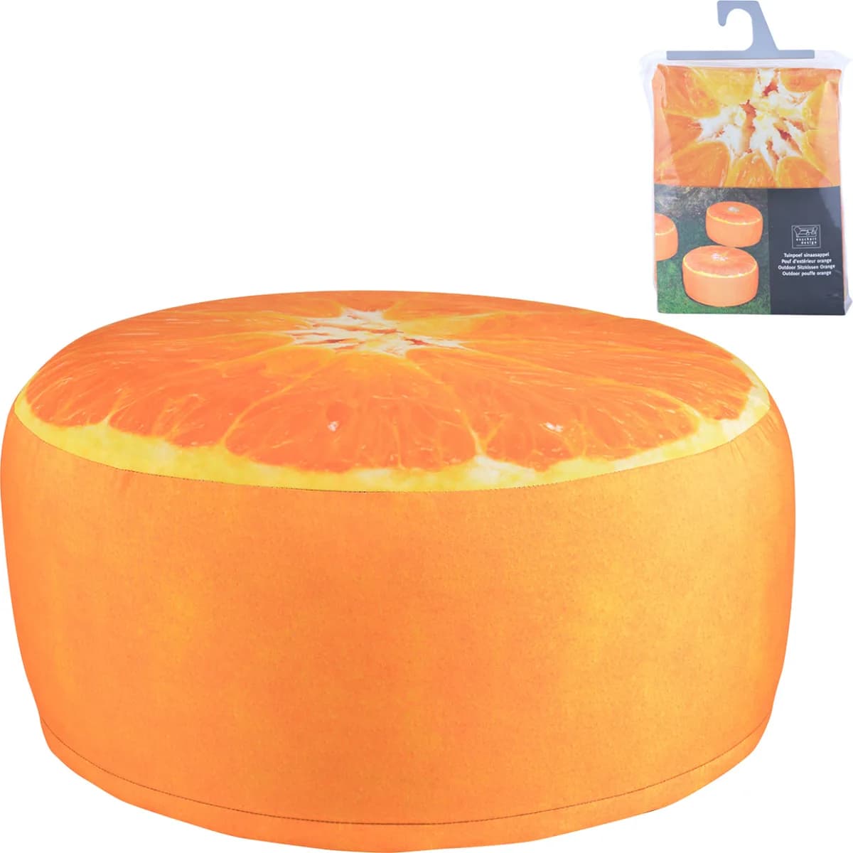 Puff Exterior Naranja — foto principal