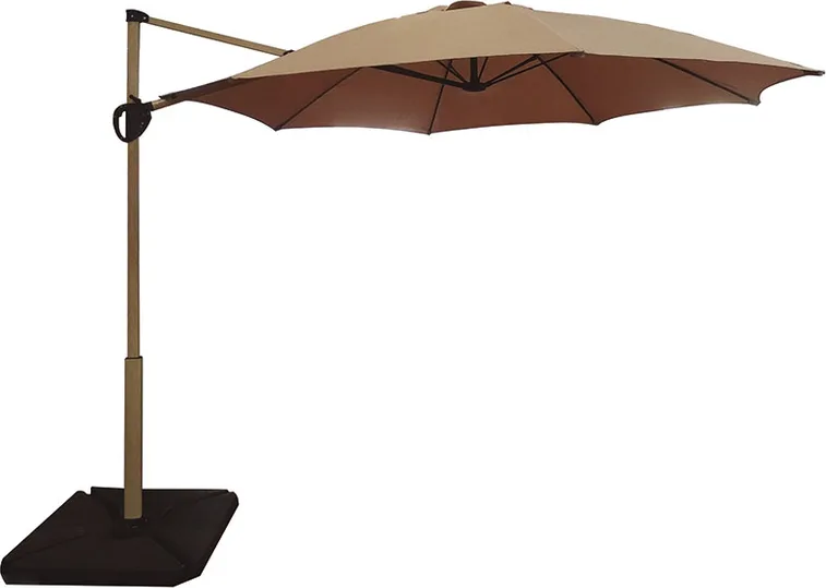 Parasol excentrico de aluminio con toldo de ø 2,88 m — foto principal