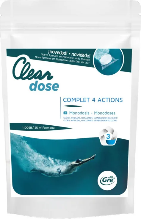 Cloro 4 Acciones Monodosis 5x250gr — foto principal