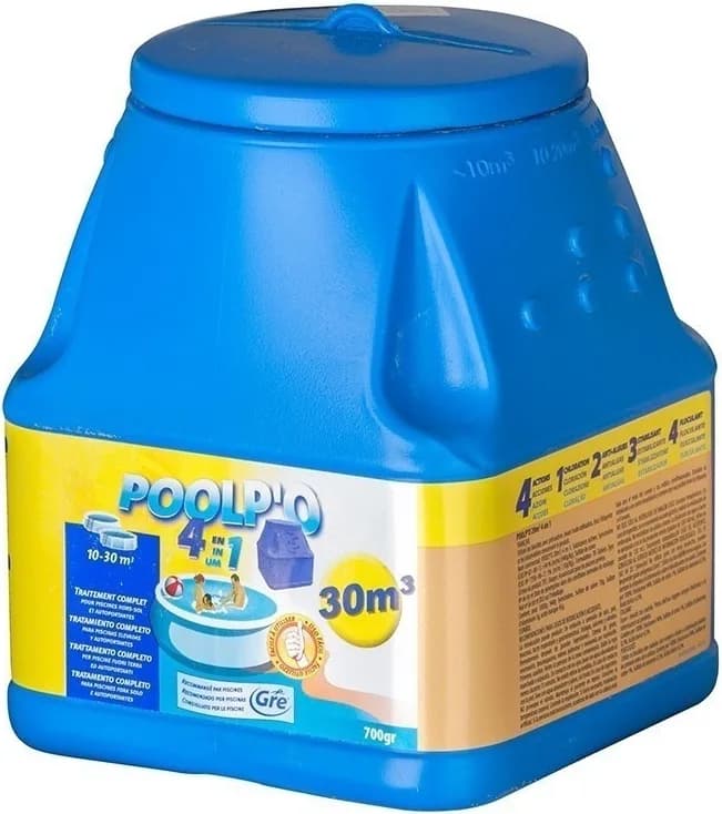 Poolpo para Piscinas 10-30m3 Tratamiento Todo en Uno — foto principal
