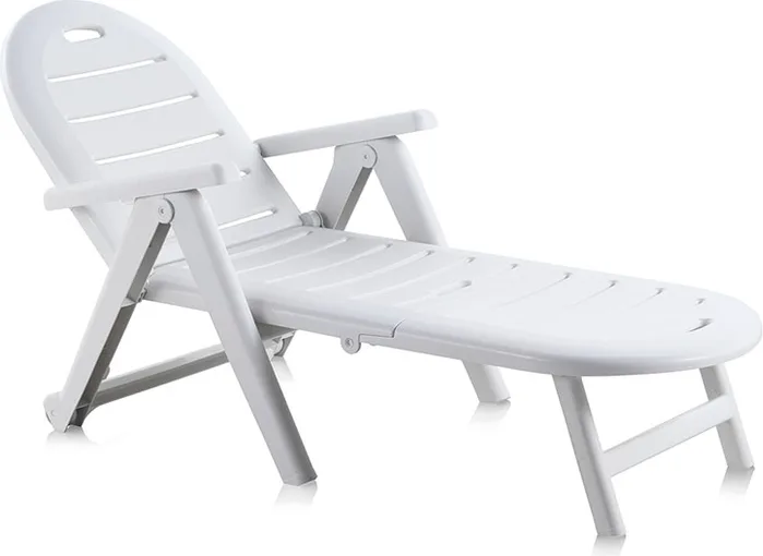 Tumbona Plegable Caiman Blanca 195x72xh43 — foto principal