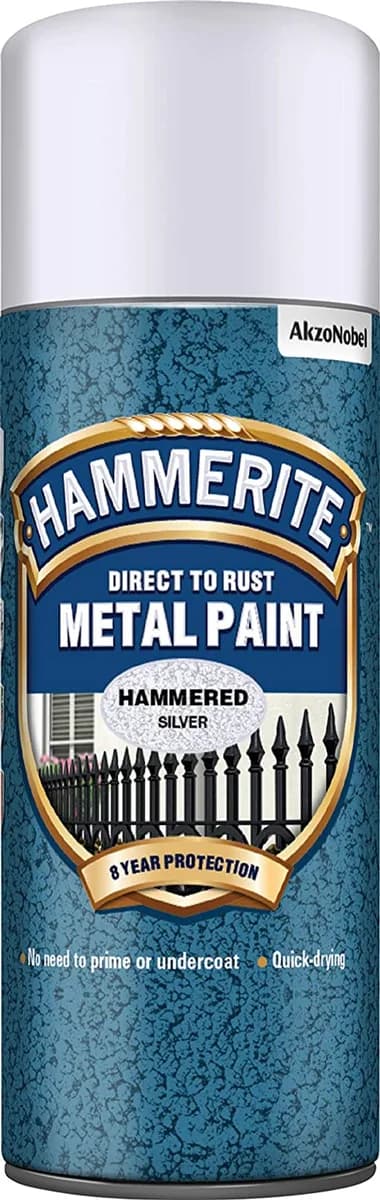 Esmalte Aerosol Hammerite Plata 400 ml — foto principal