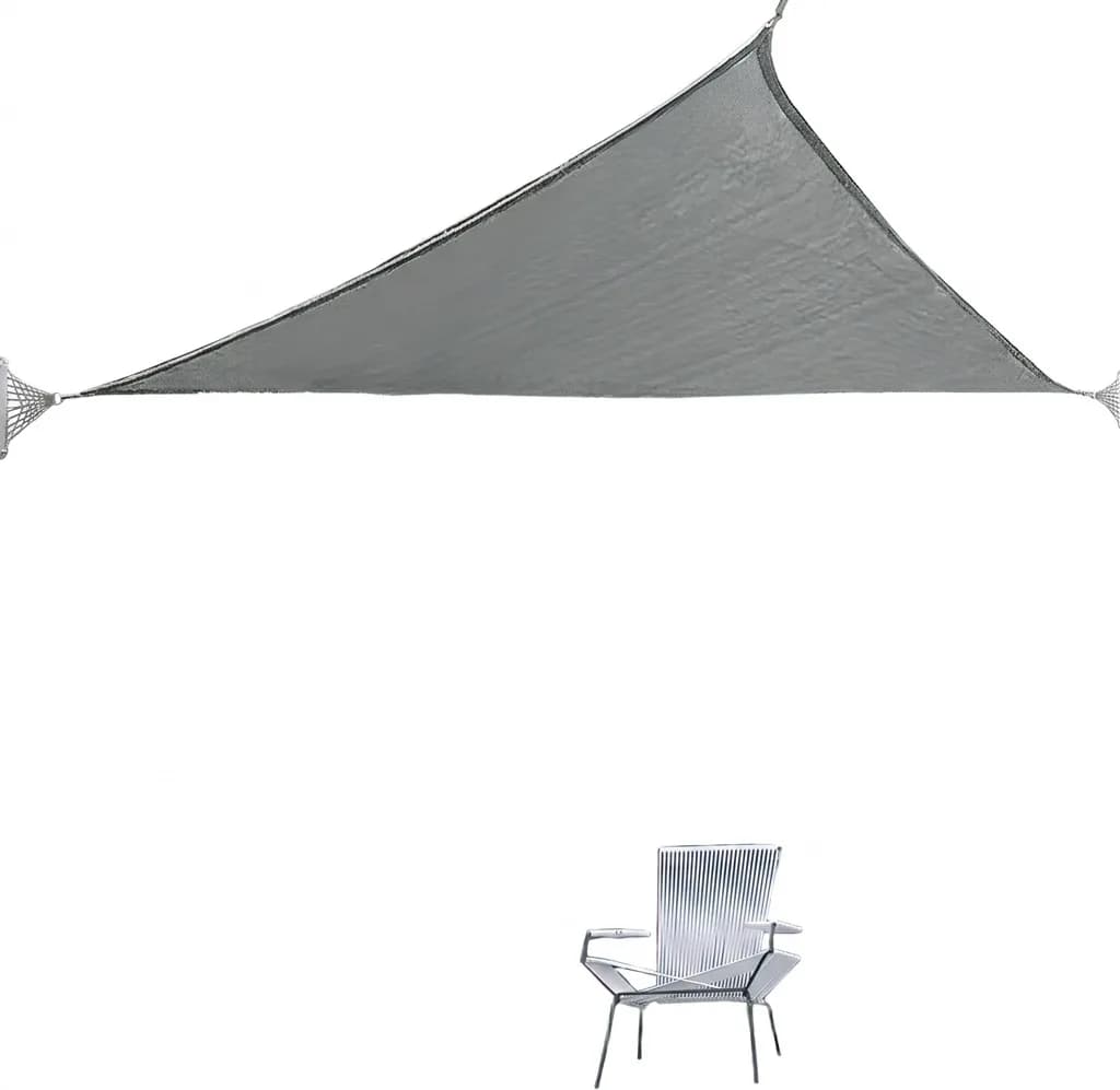 Kit SunNet Malla Sombreado Gris Triangular 3x3x3 m — foto principal