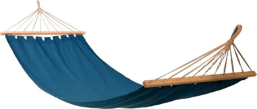 Hamaca Colgar Arbol Rayas 200x80 Azul — foto principal