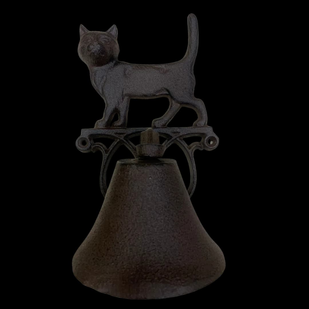 Campana Hierro Perro y Gato 14x15x24 cm — foto principal